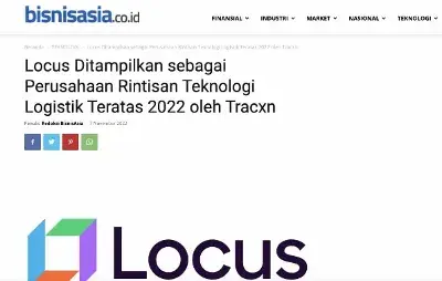 bisnisasia top logistics tech startup