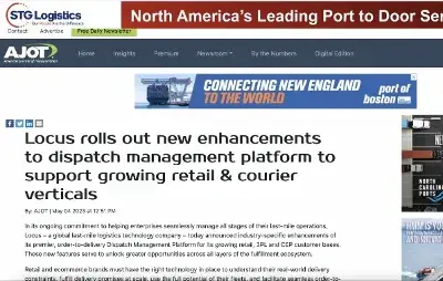 Locus new dispatch management platform enhancements