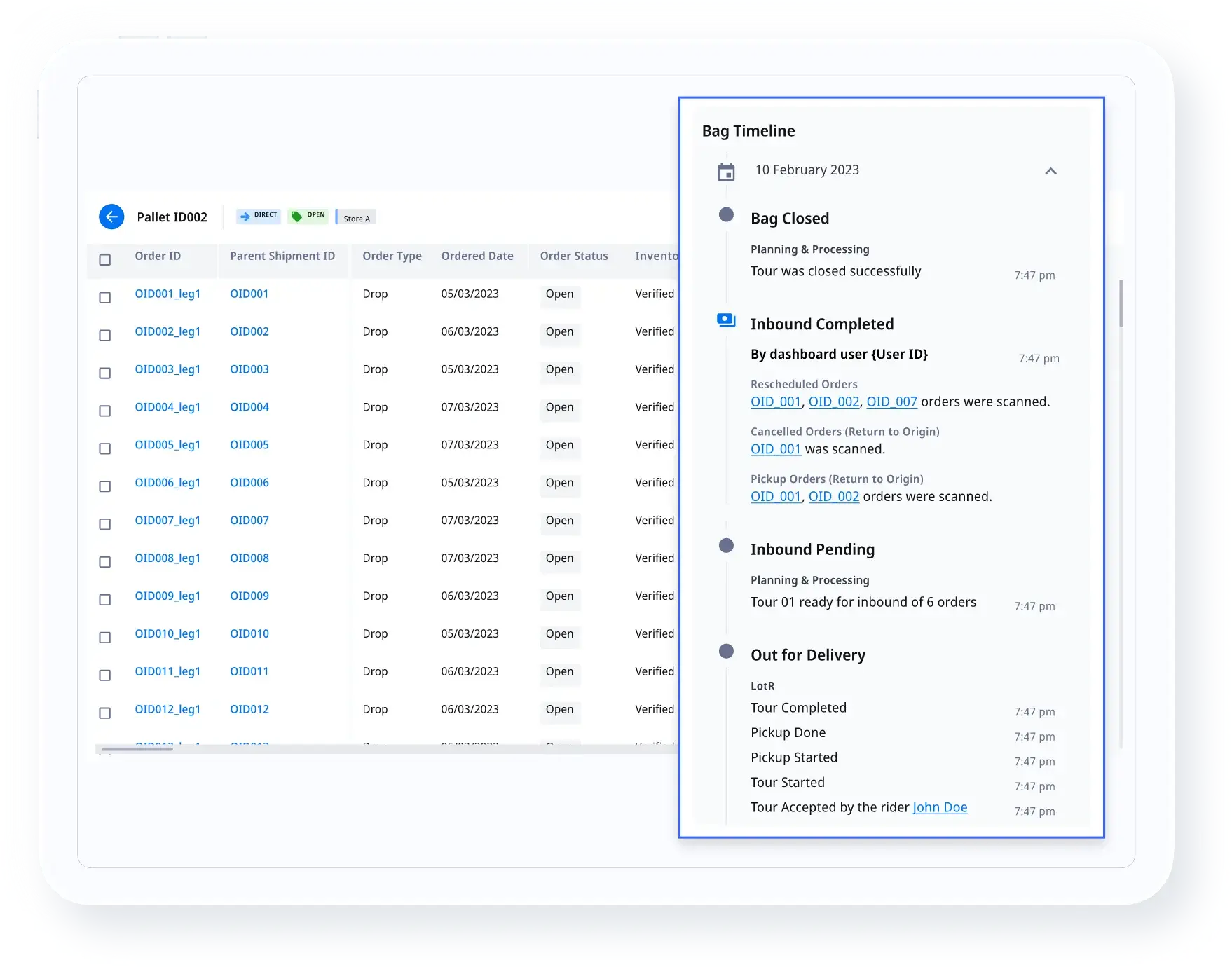 Bring Visibility on Order Status across entire Fulfillment Lifecycle